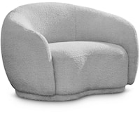 Hyde Grey Boucle Fabric Chair
