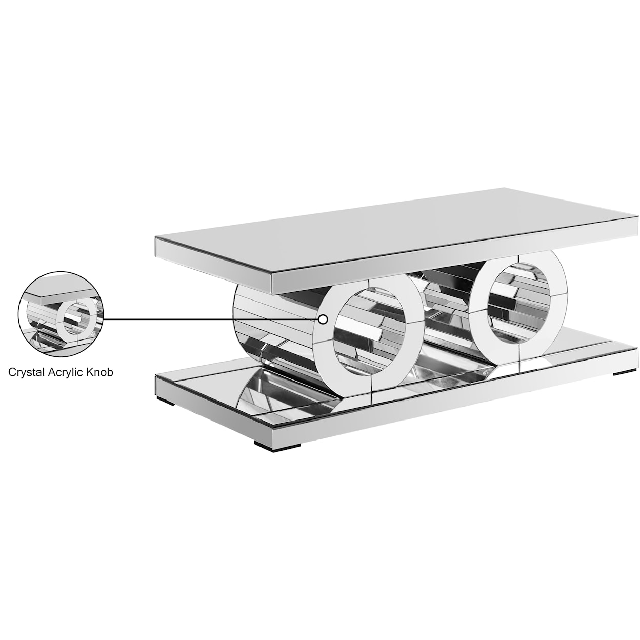 Meridian Furniture Jocelyn Coffee Table