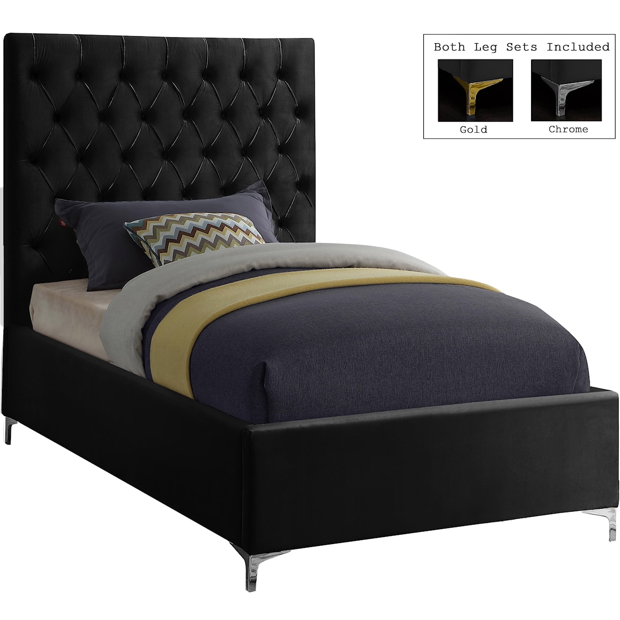 Meridian Furniture Cruz Twin Bed