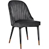 Meridian Furniture Belle Grey Velvet Dining Chair