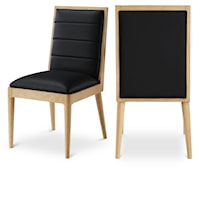 Bristol Black Faux Leather Dining Chair