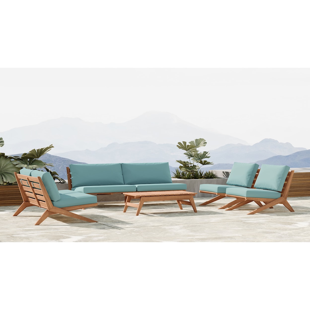 Meridian Furniture Tahiti Outdoor Sofa
