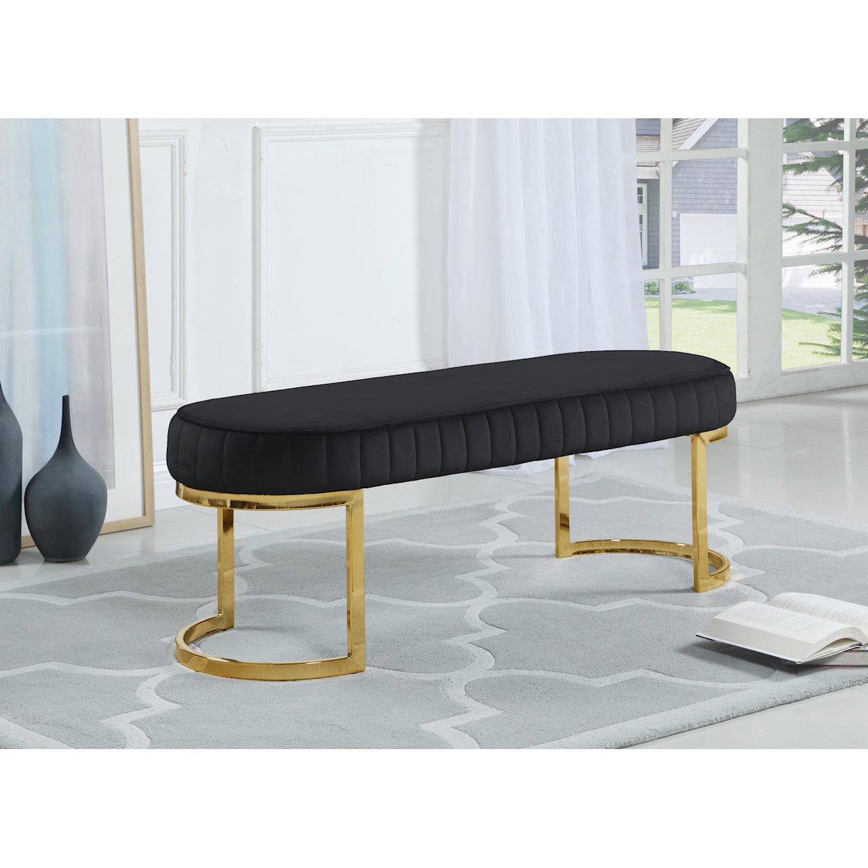 Meridian Furniture Lemar Bench