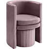 Meridian Furniture Selena Accent Chair and Ottoman Set