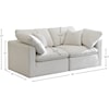 Meridian Furniture Plush Standard Comfort Modular Sofa