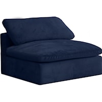 Cozy Navy Velvet Chair