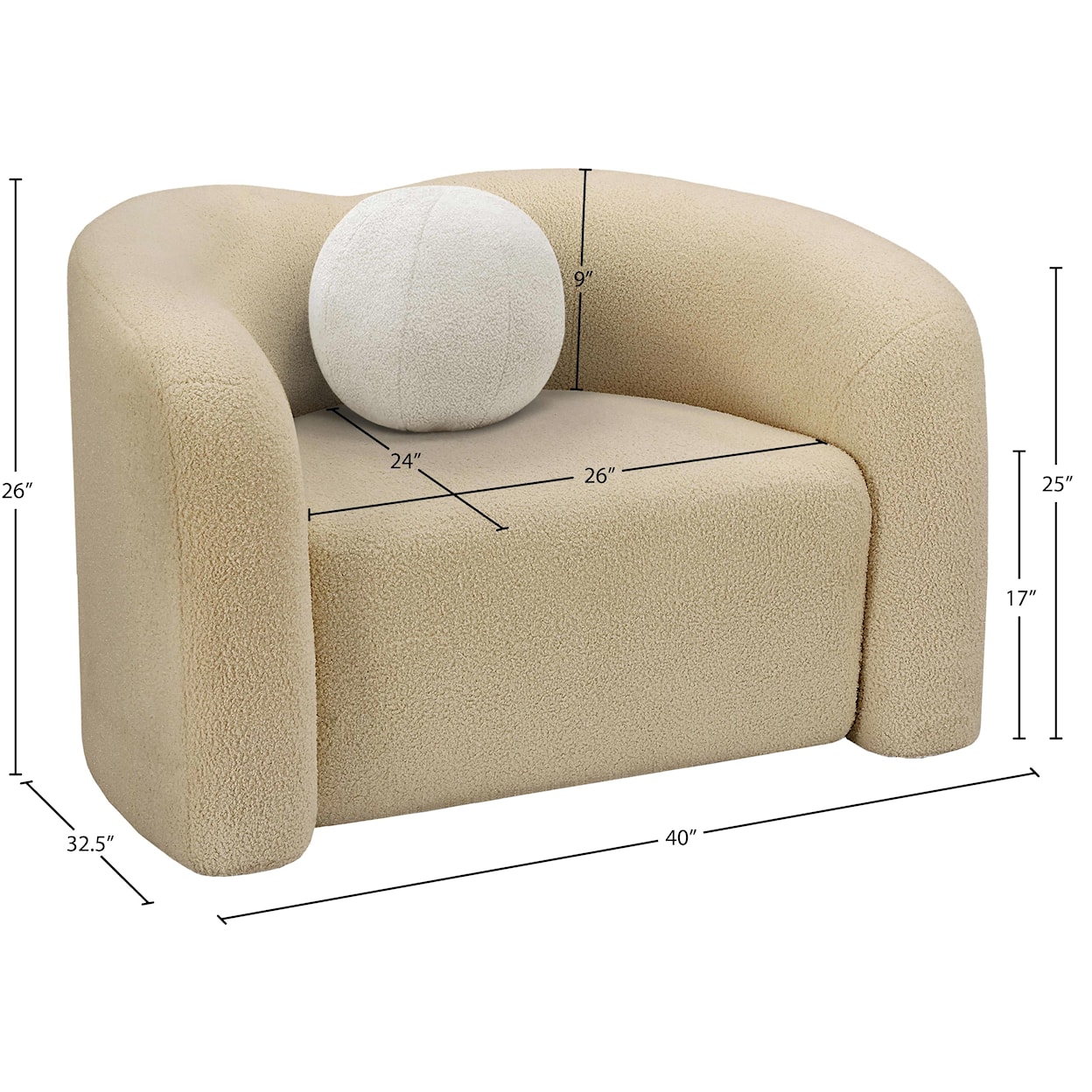 Meridian Furniture Kali Chair