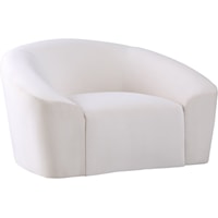 Riley Cream Velvet Chair
