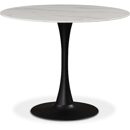 Tulip Matte Black Dining Table (3 Boxes)