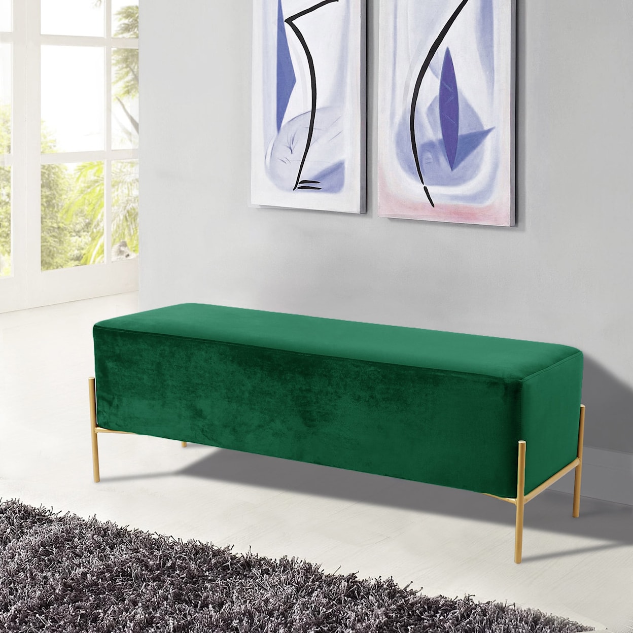 Meridian Furniture Isla Bench