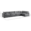 Meridian Furniture Serene Deluxe Comfort Modular Sectional