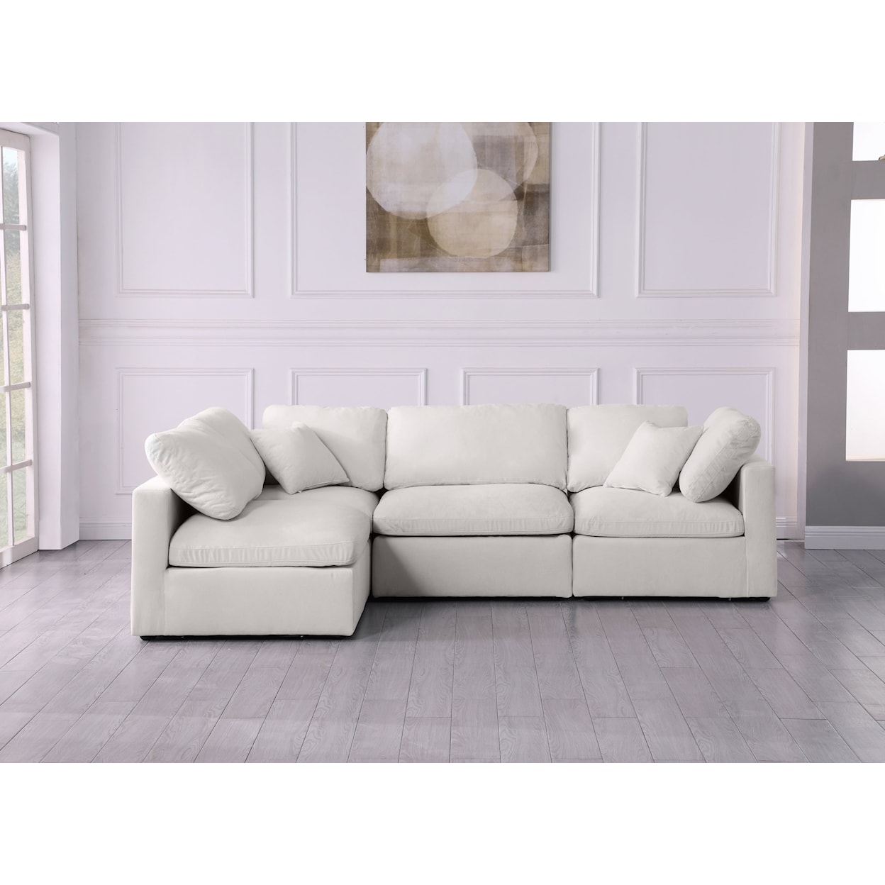 Meridian Furniture Plush Standard Comfort Modular Sectional