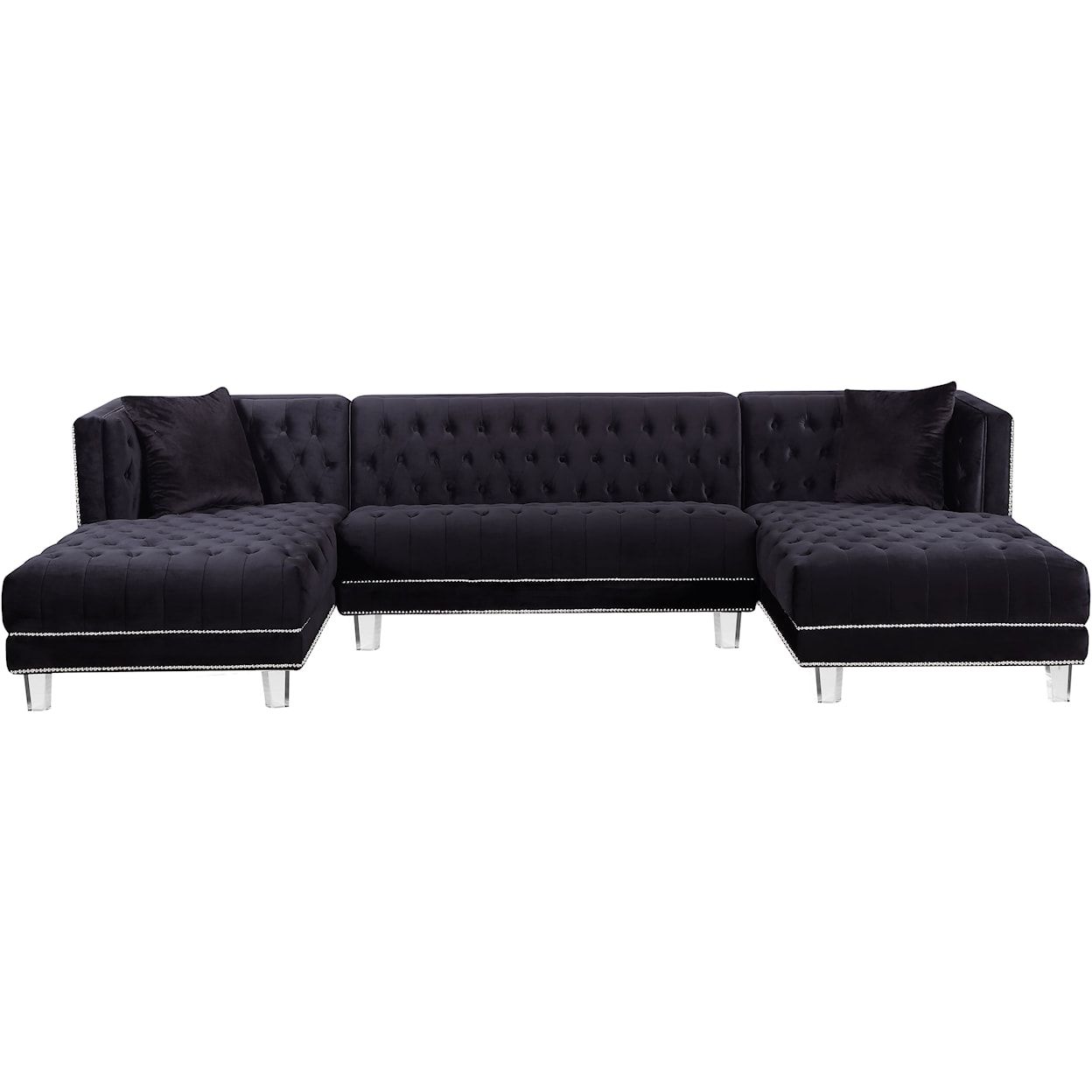 Meridian Furniture Moda 3pc. Sectional