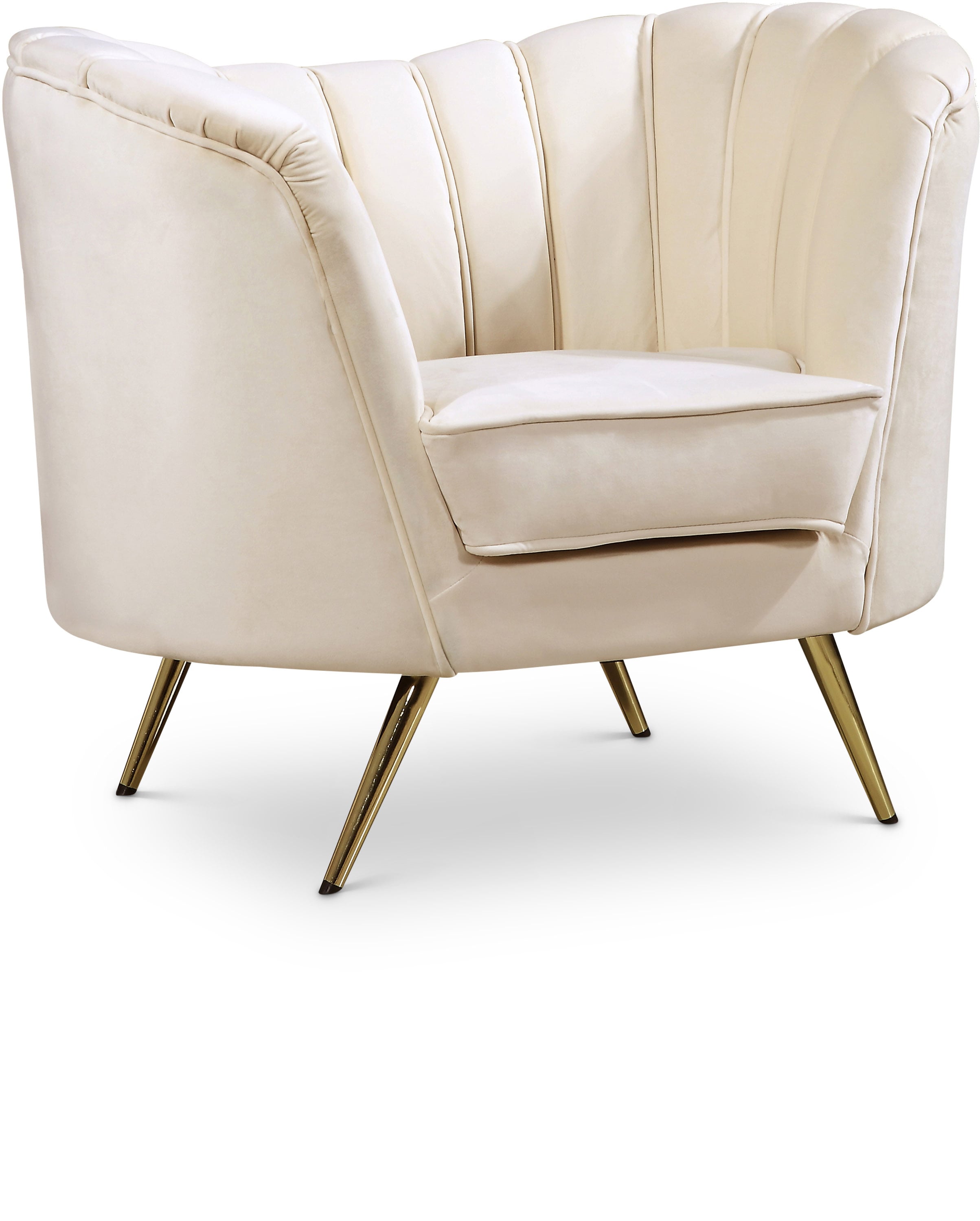 Meridian velvet online chair