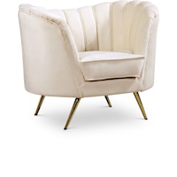Margo Cream Velvet Chair