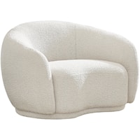 Hyde Cream Boucle Fabric Chair