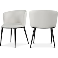 Contemporary Faux Leather Upholstered Dining Chair