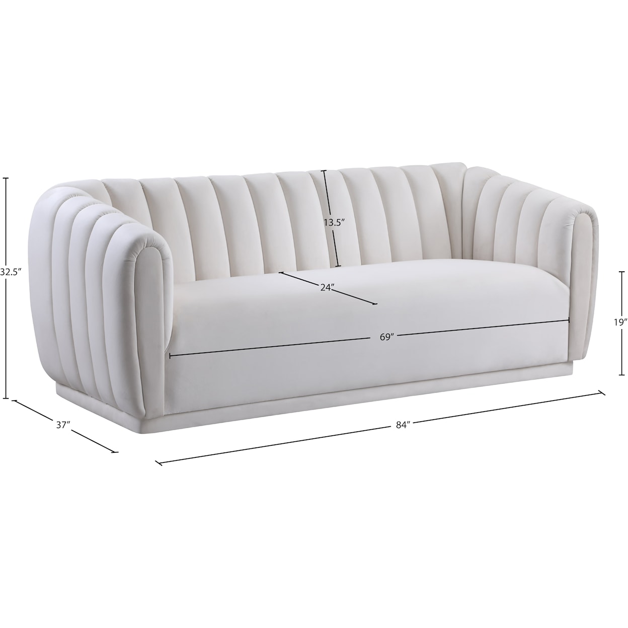 Meridian Furniture Dixie Sofa