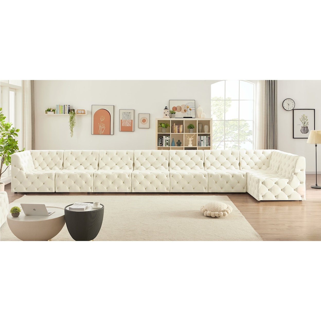 Meridian Furniture Tuft Modular Sectional