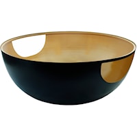 Contemporary Doma Coffee Table Black / Gold