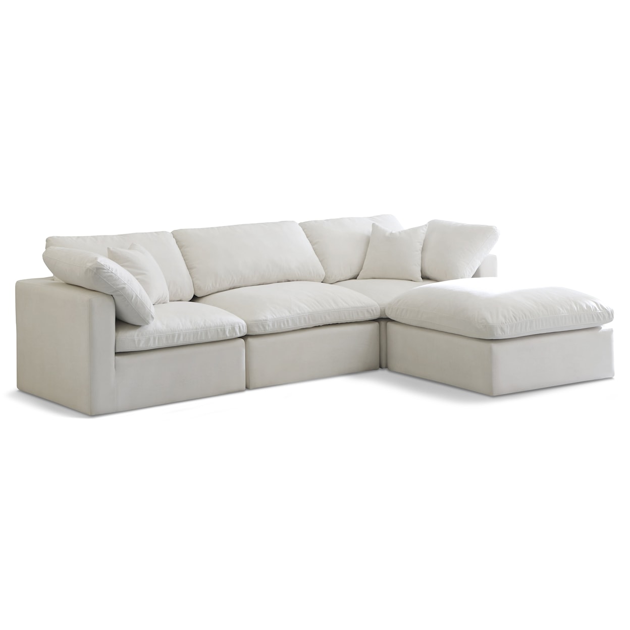 Meridian Furniture Plush Standard Comfort Modular Sectional