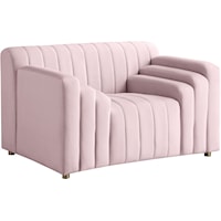 Naya Pink Velvet Chair