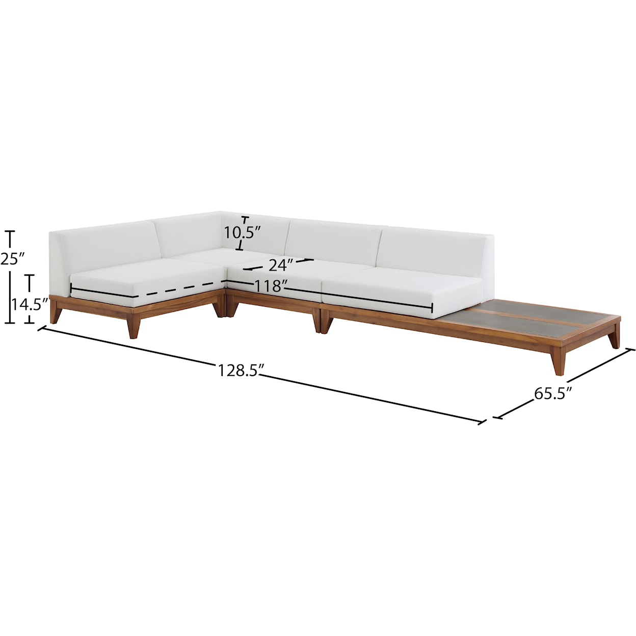 Meridian Furniture Rio Modular Sectional