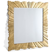 Golda Gold Leaf Mirror