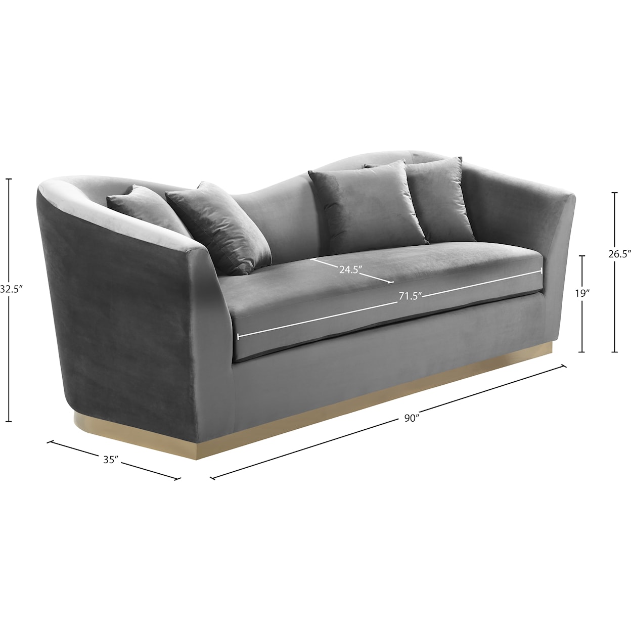 Meridian Furniture Arabella Sofa