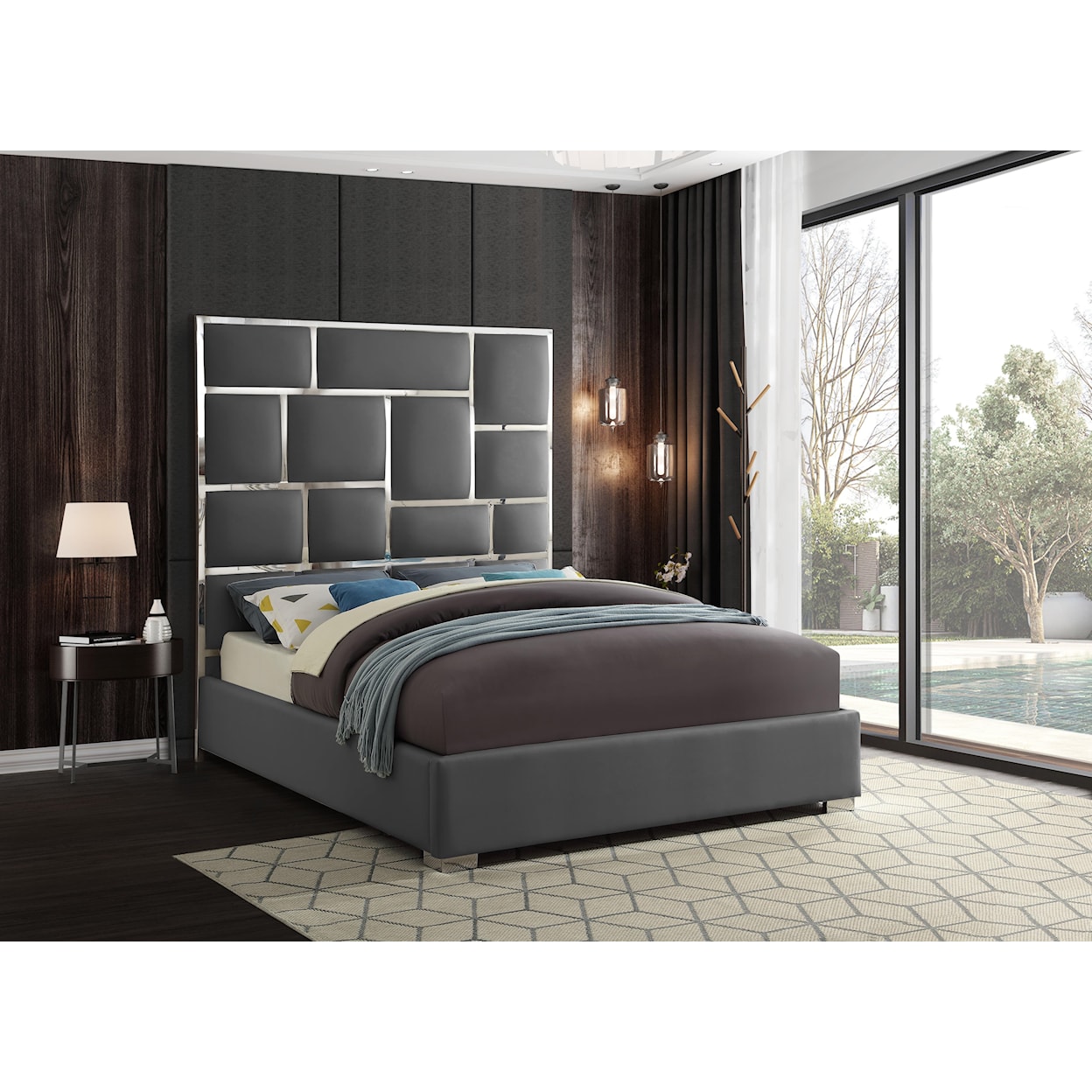 Meridian Furniture Milan King Bed