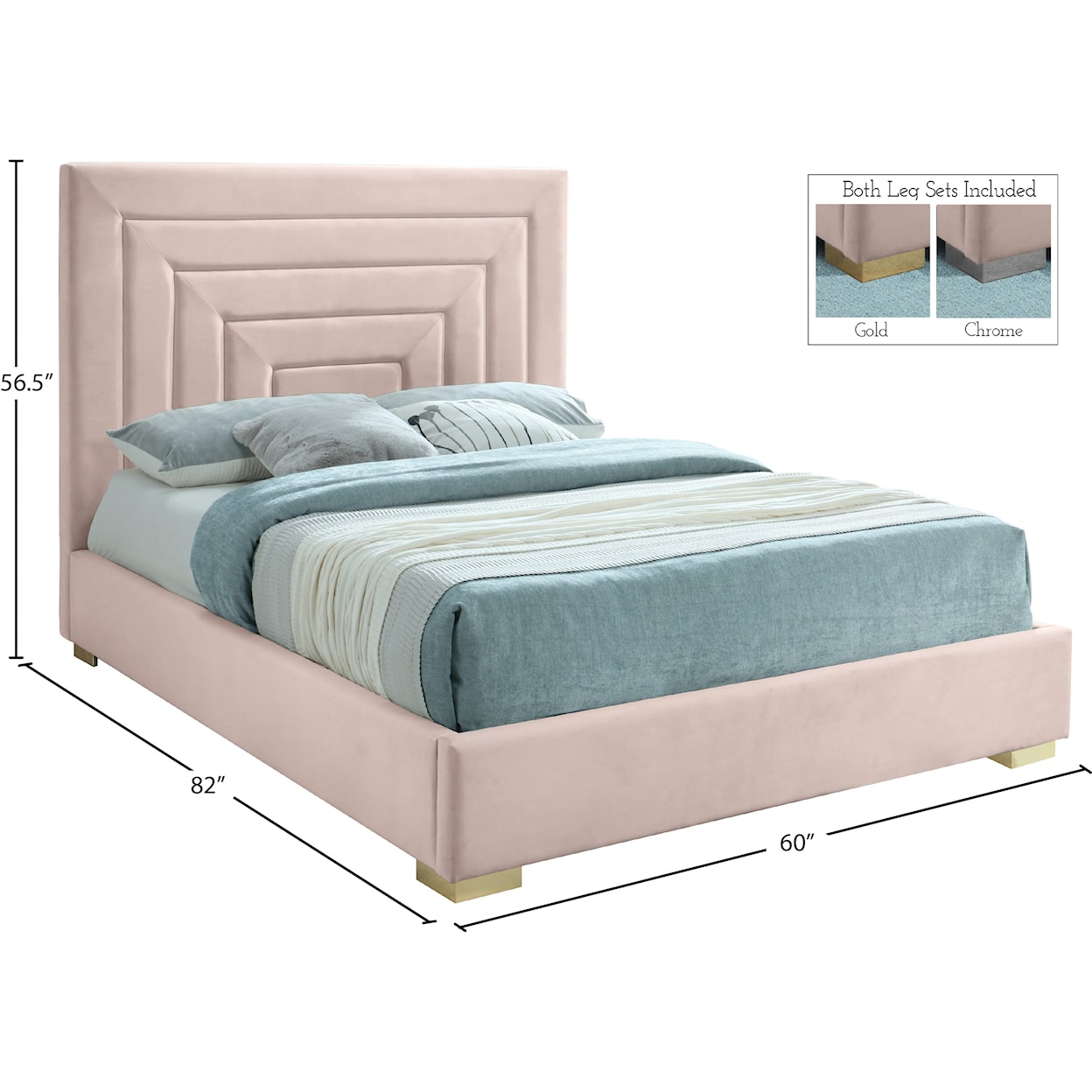 Meridian Furniture Nora Full Bed