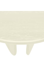 Meridian Furniture Benito Mid-Century Modern Cream Black Oak Dining Table