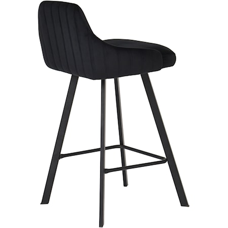 Upholstered Counter-Height Dining Stool