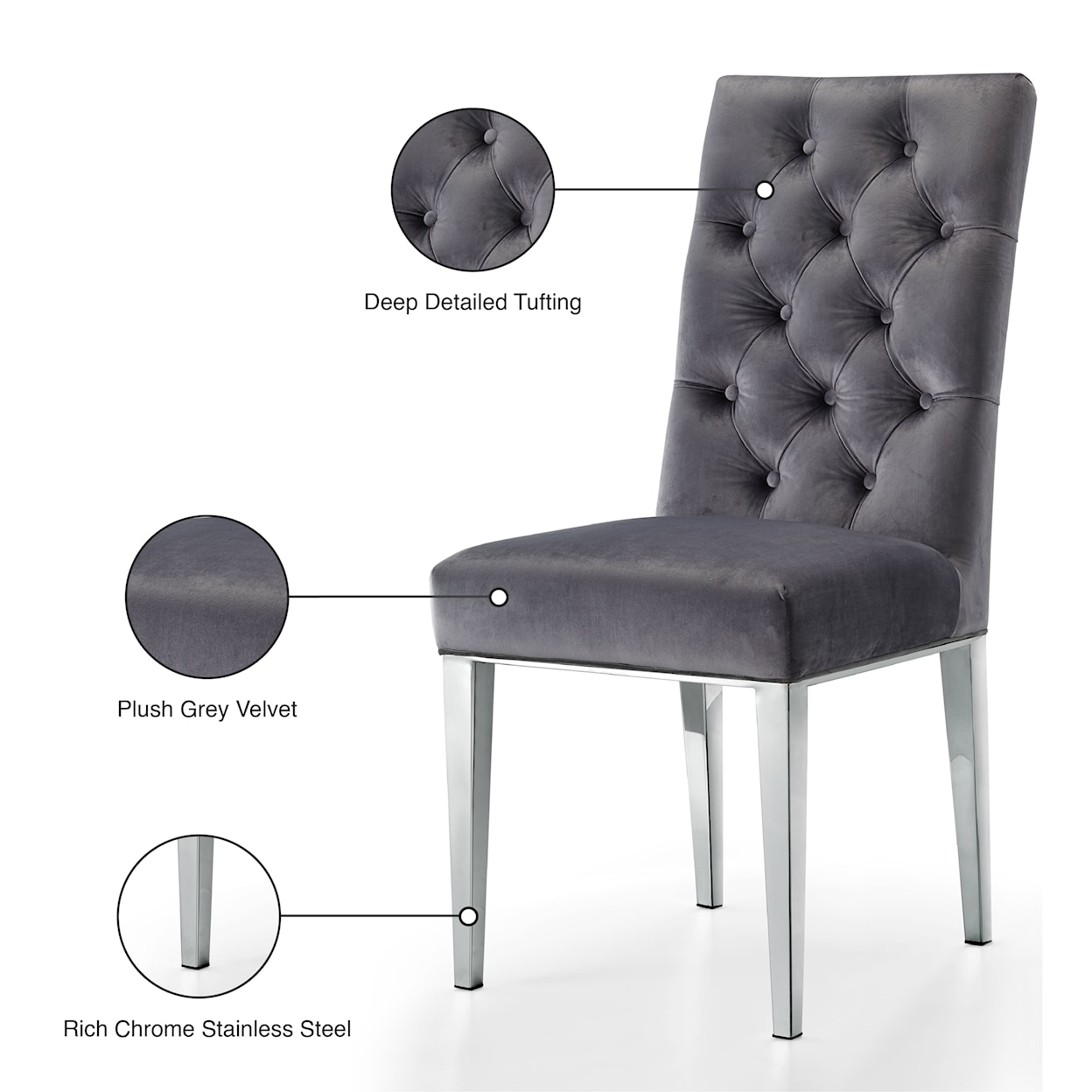 Meridian Furniture Juno Dining Chair