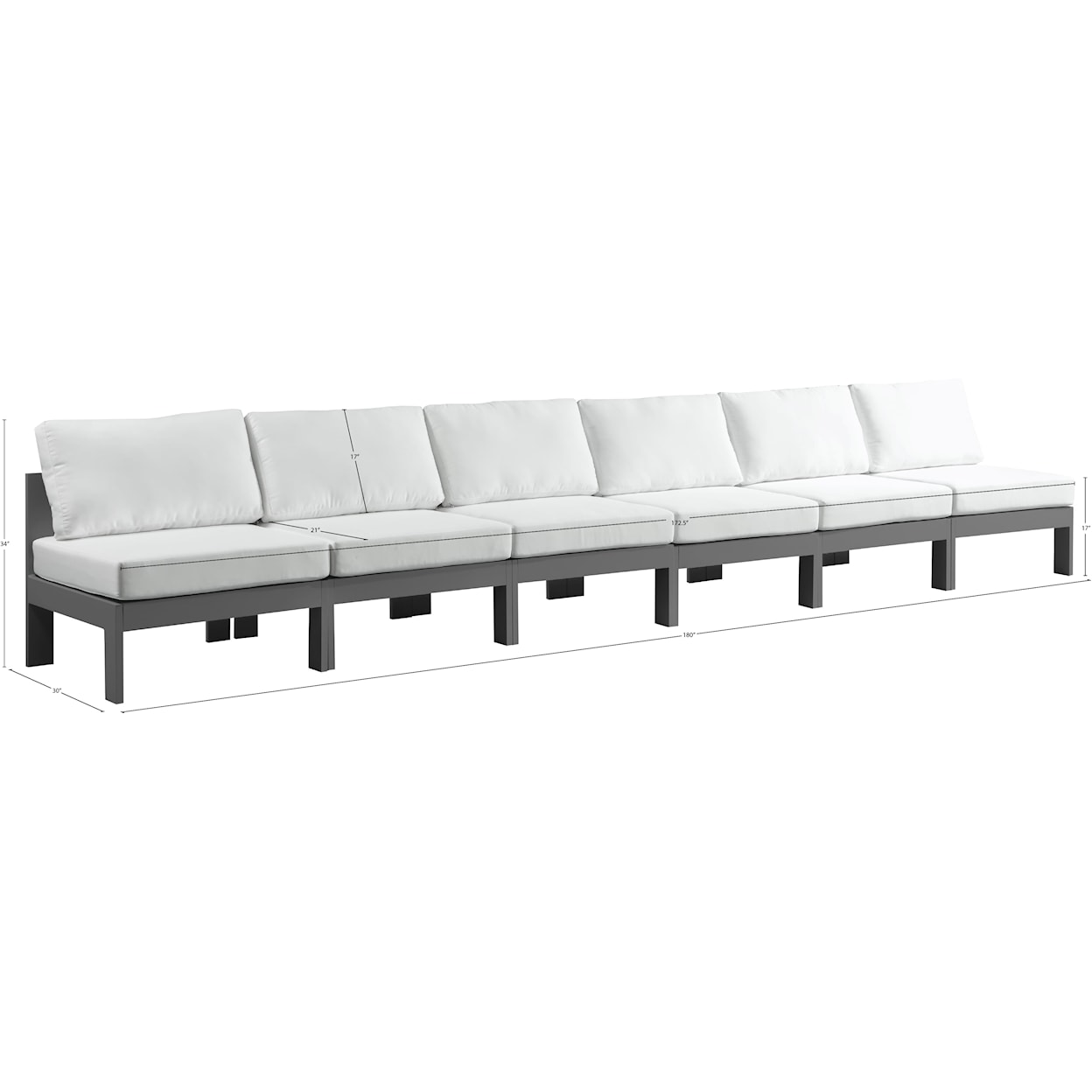 Meridian Furniture Nizuc Modular Sofa