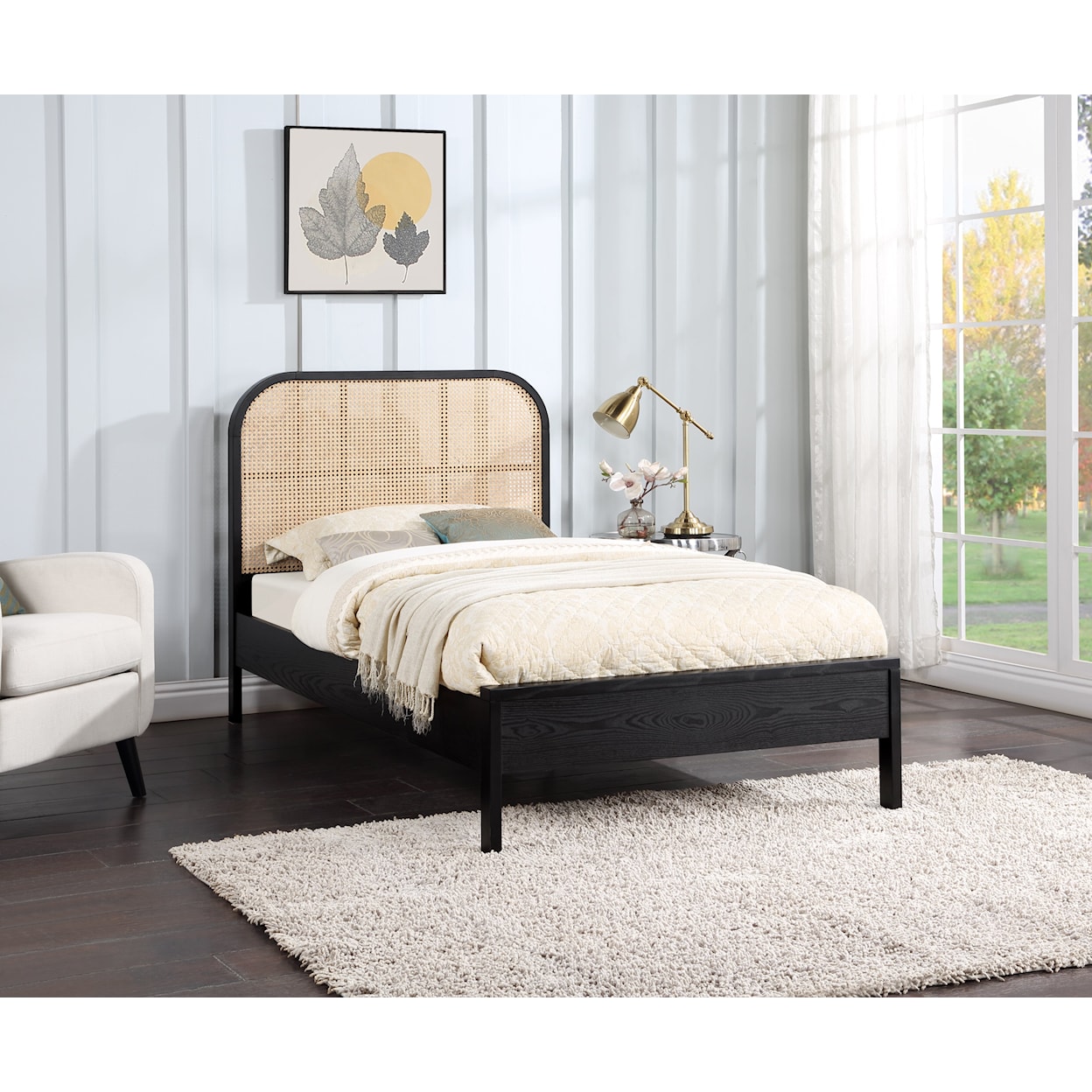 Meridian Furniture Siena Twin Bed (3 Boxes)