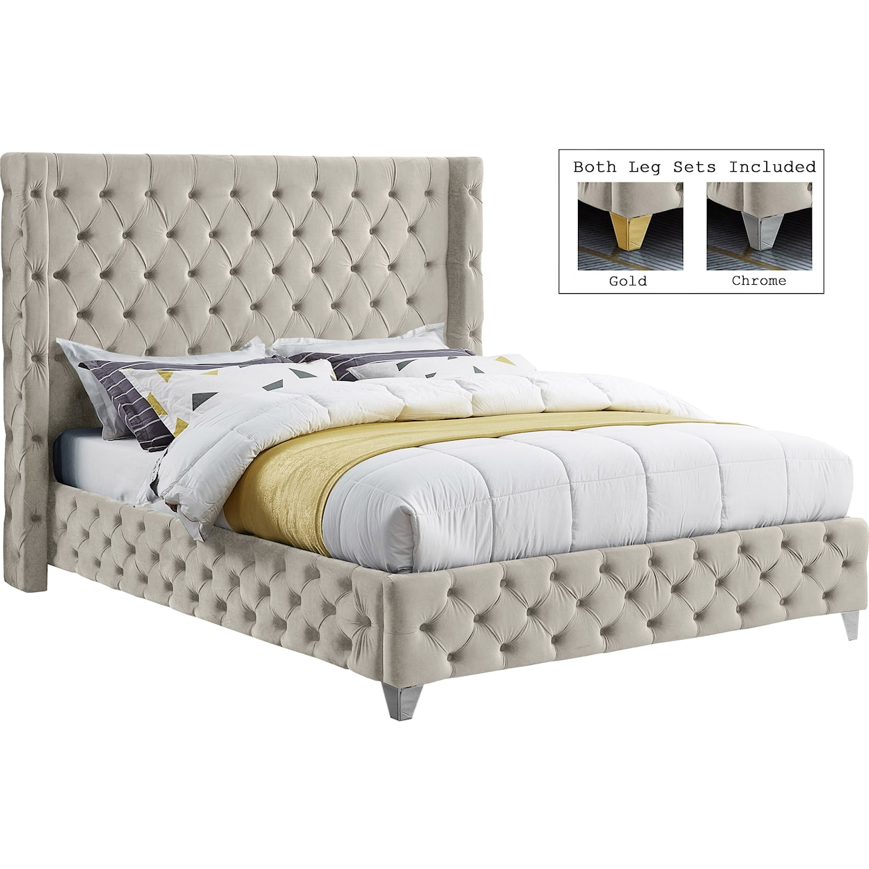 Meridian Furniture Savan Queen Bed