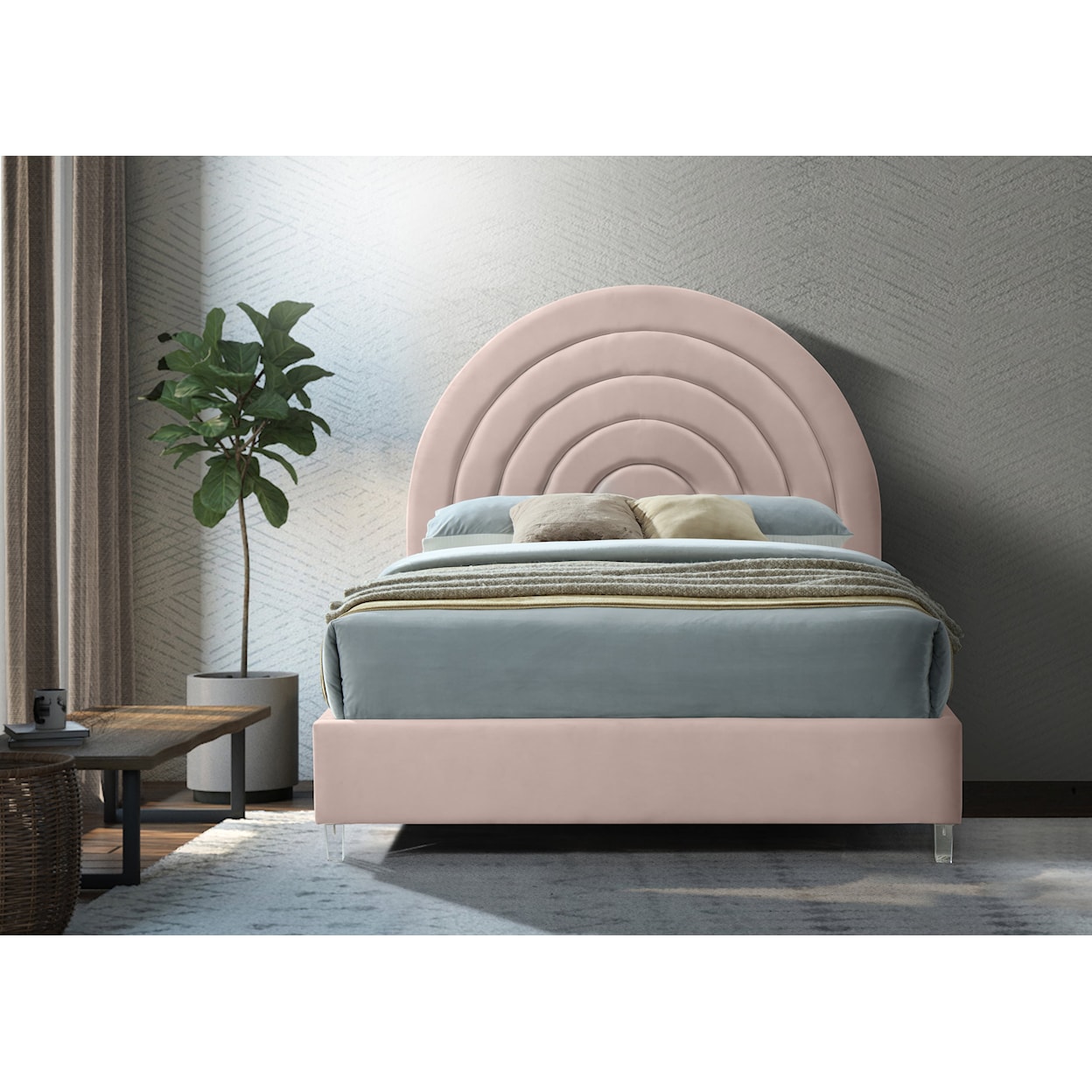 Meridian Furniture Rainbow King Bed