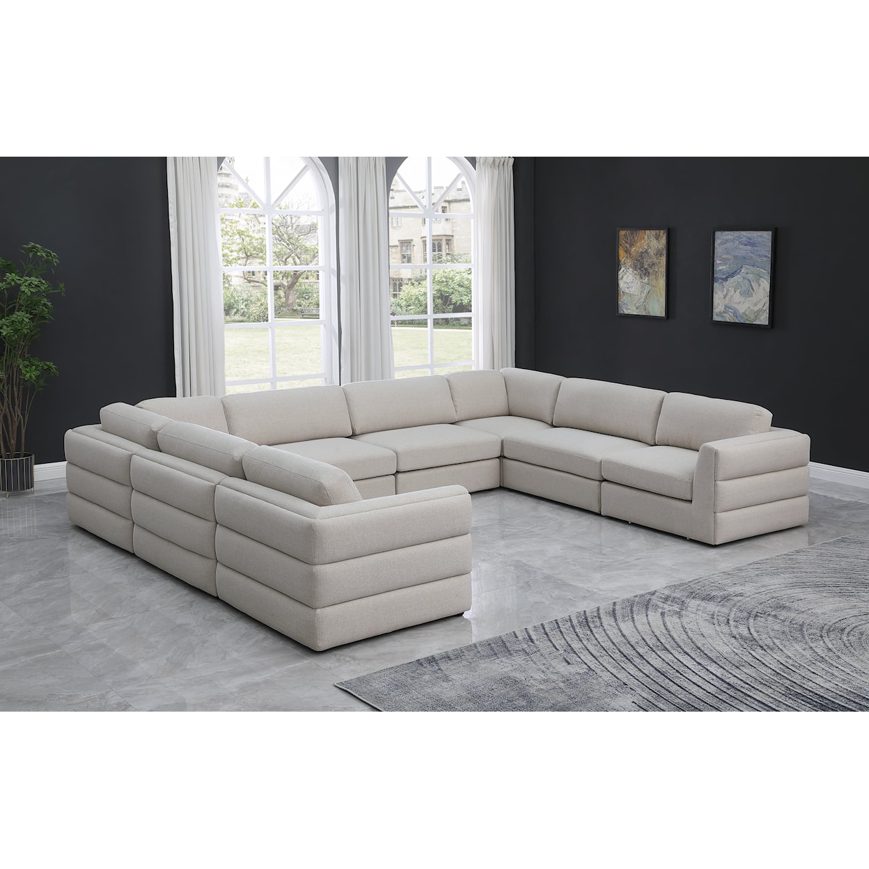 Meridian Furniture Beckham Modular Sectional