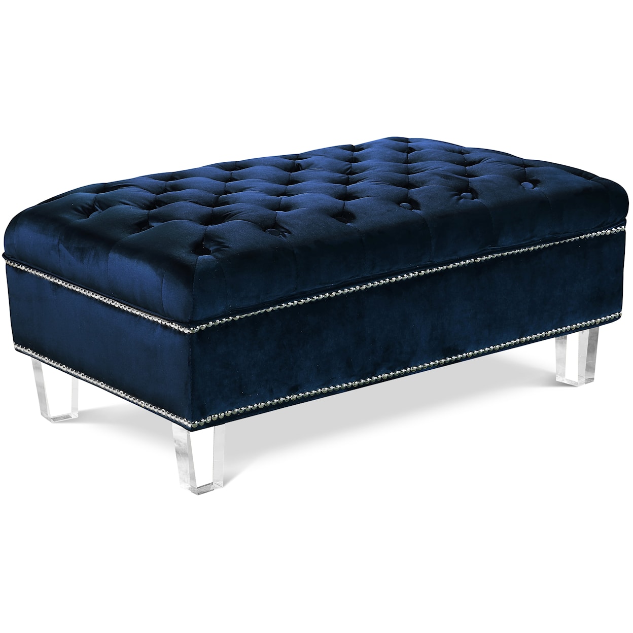 Meridian Furniture Lucas Ottoman