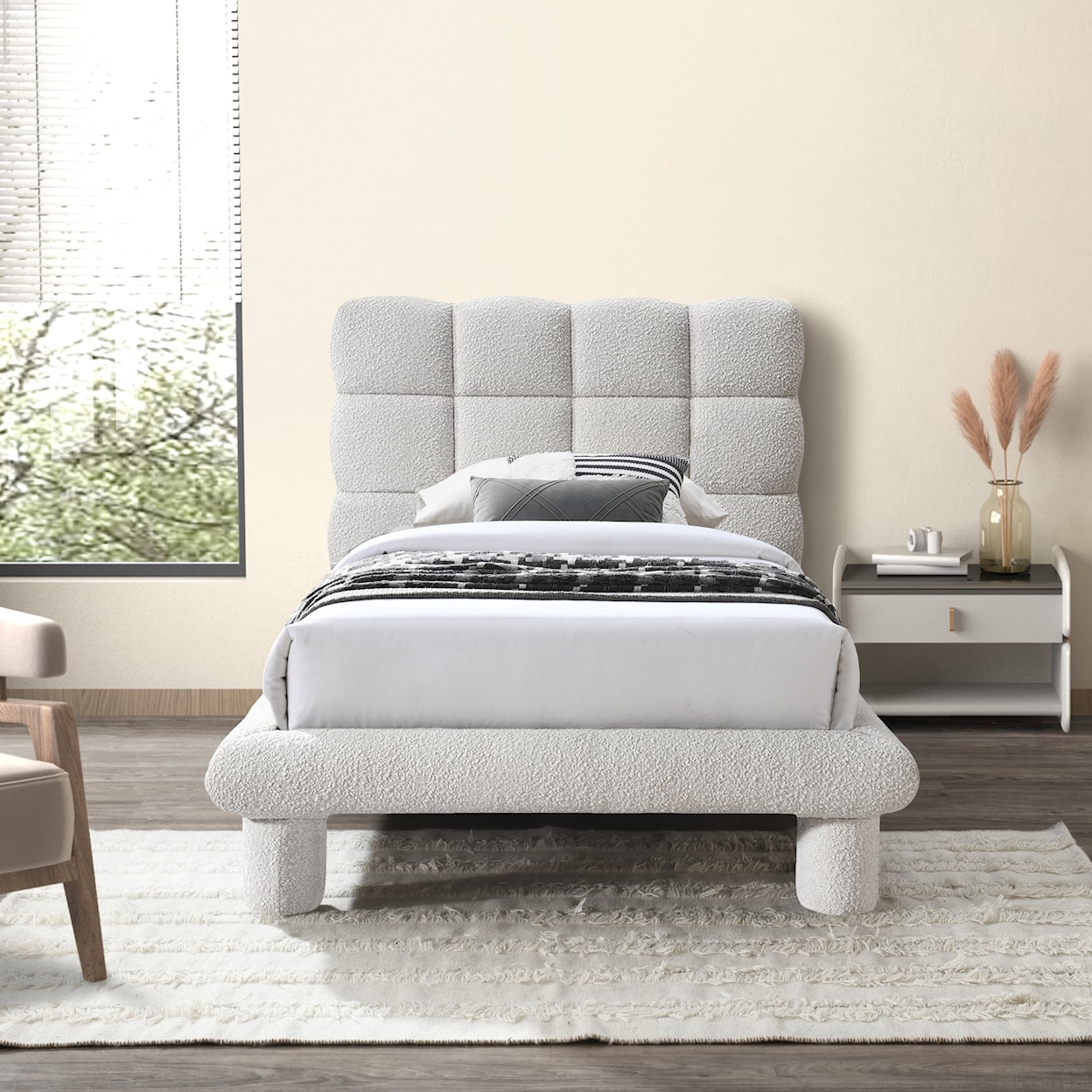 Meridian Furniture Deco Twin Bed (3 Boxes)