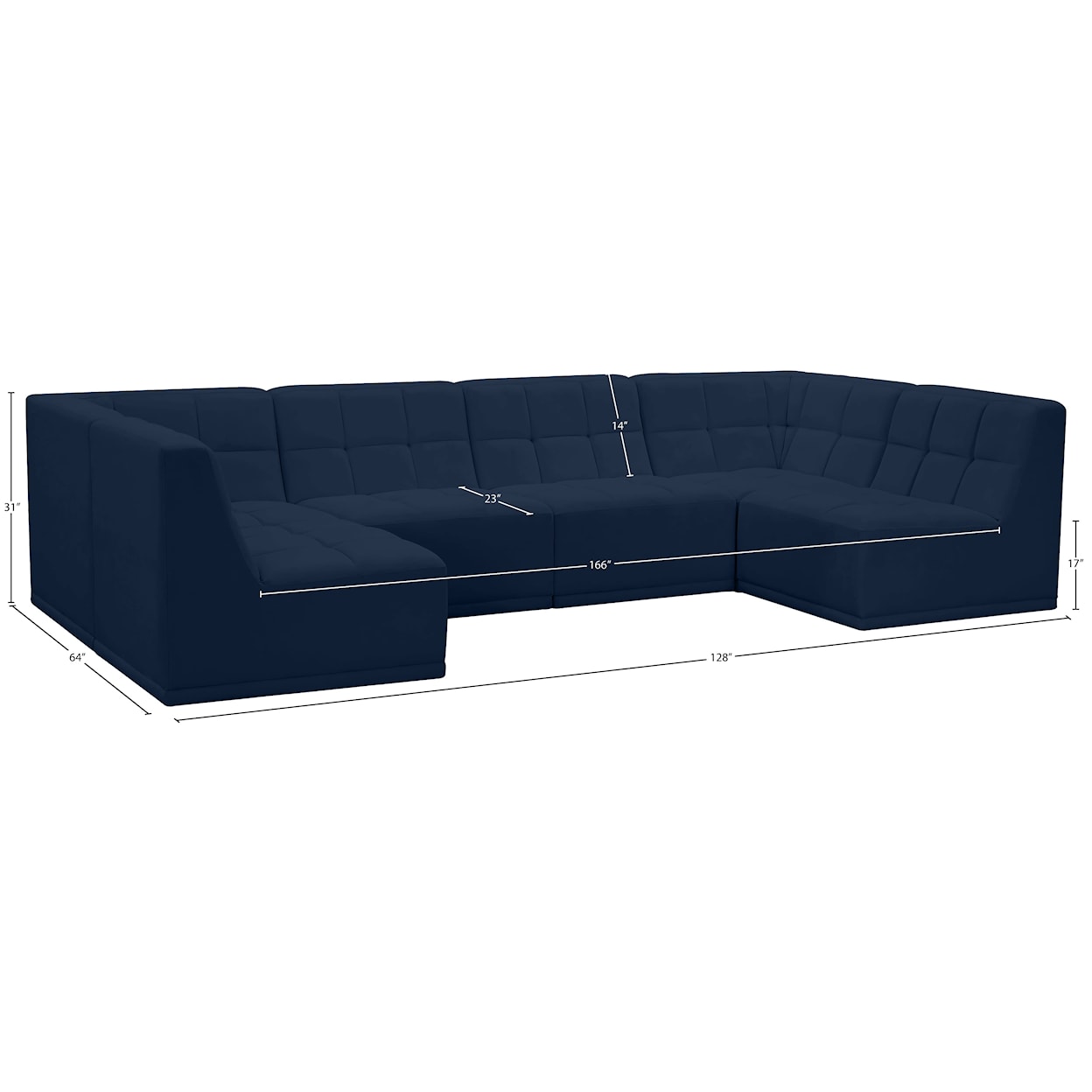 Meridian Furniture Relax Modular Sectional