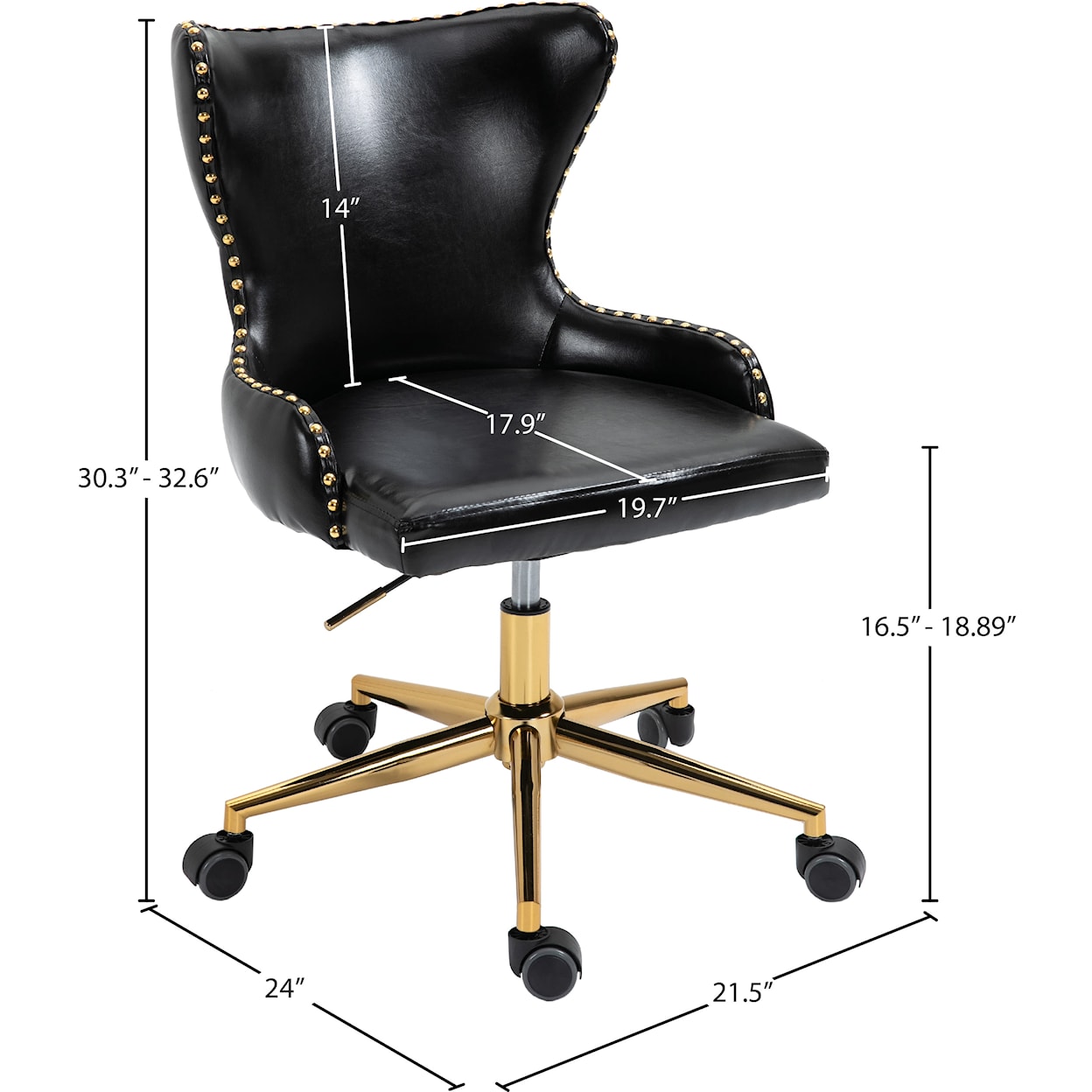 Meridian Furniture Hendrix Office Chair