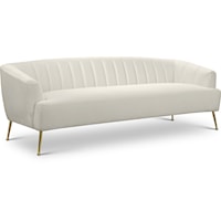Contemporary Velvet Sofa