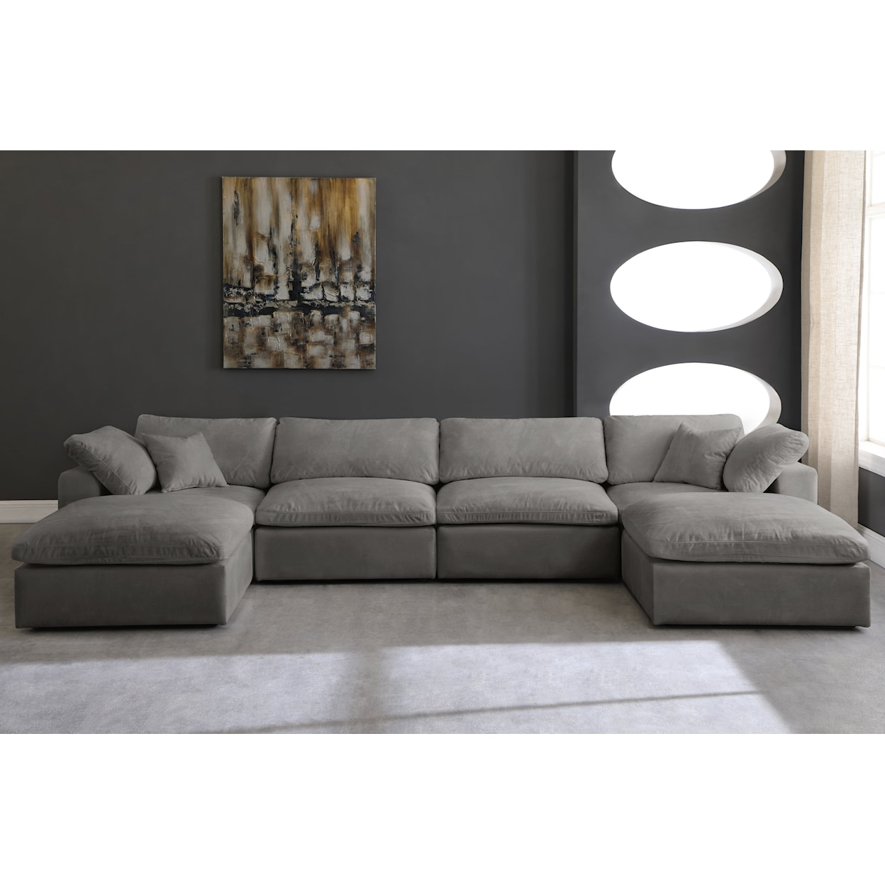 Meridian Furniture Cozy Comfort Modular Sectional