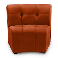 Limitless Cognac Velvet Modular Chair