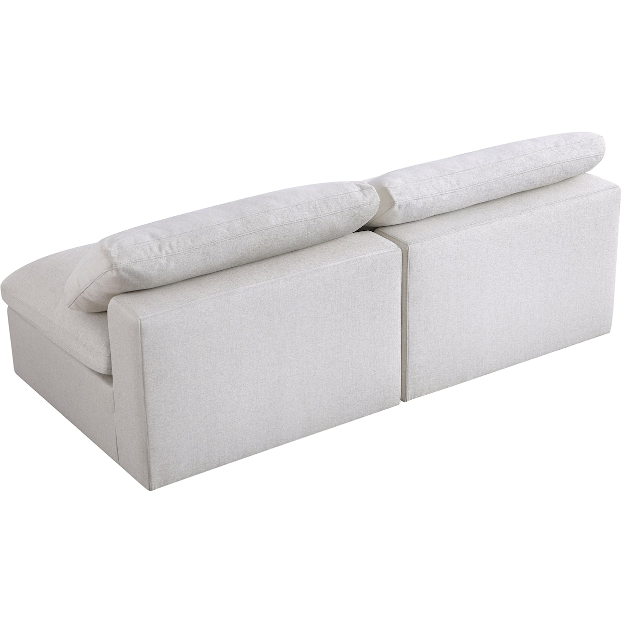 Meridian Furniture Serene Deluxe Comfort Modular Armless Sofa