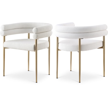 Contemporary Upholstered Brielle Fabric Dining Chair