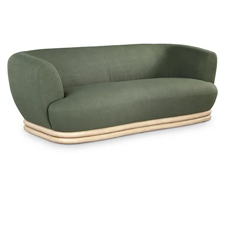 Kipton Green Boucle Fabric Sofa