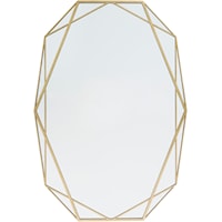 Huntley HUT-001 39"H x 28"W x 0.8"D Mirror